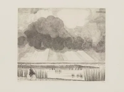 Paysage Au Cycliste