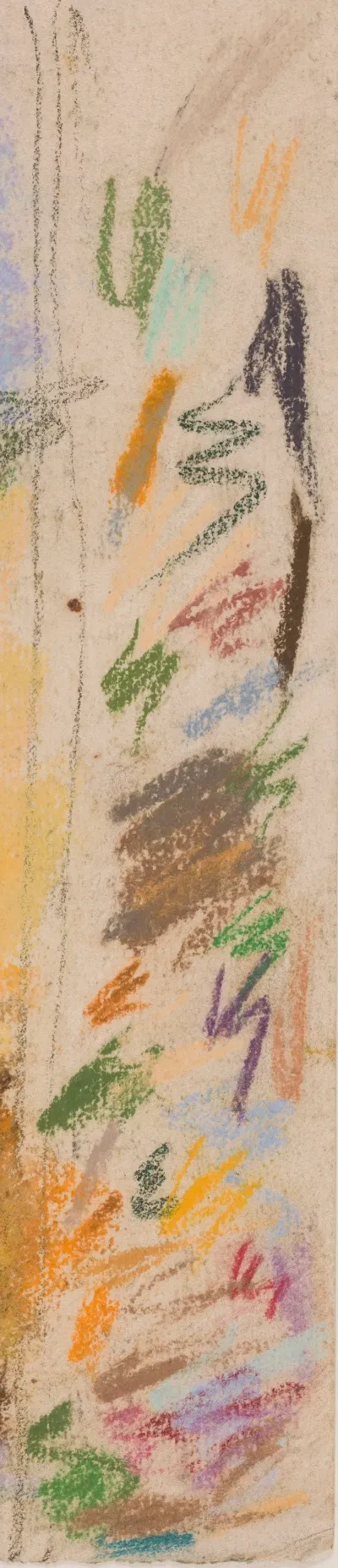 Paysage Avec Arbres Et Rochers Et Essais De Couleurs 2