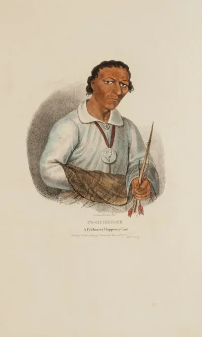 Pe Schick Ee A Celebrated Chippeway Chief
