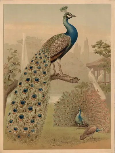 Peafowl Pavo Cristatus