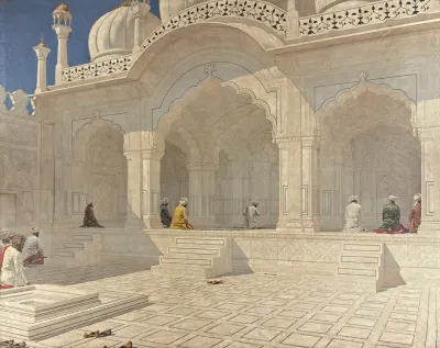 Pearl Mosque At Delhi