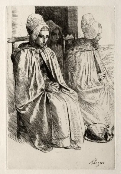 Peasant Woman In The Neighborhood Of Boulogne