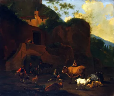 Peasants And Cattle