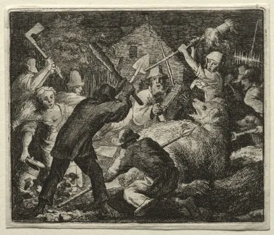 Peasants Attack The Bear