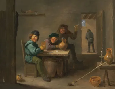 Peasants In A Tavern