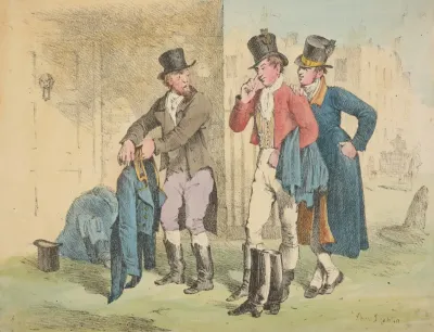 Peddler Selling Clothing