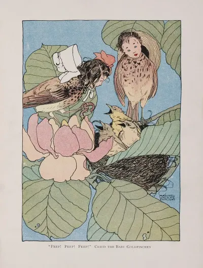 Peep Peep Peep Cried The Baby Goldfinches