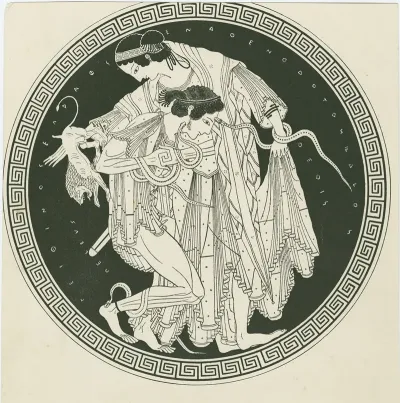 Peleus Tries To Subdue The Nereid Thetis