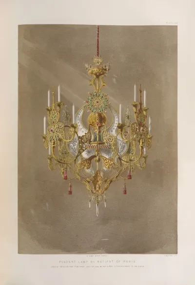 Pendant Lamp By Matifat Of Paris