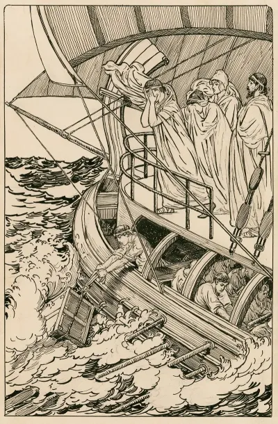 Pericles Prince Of Tyre As They Cast The Queen Overboard