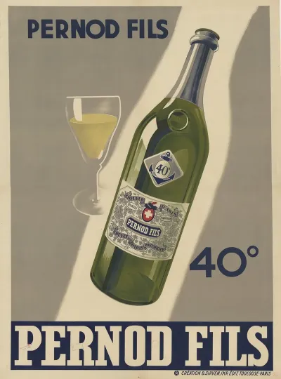 Pernod Fils 40 Affiche