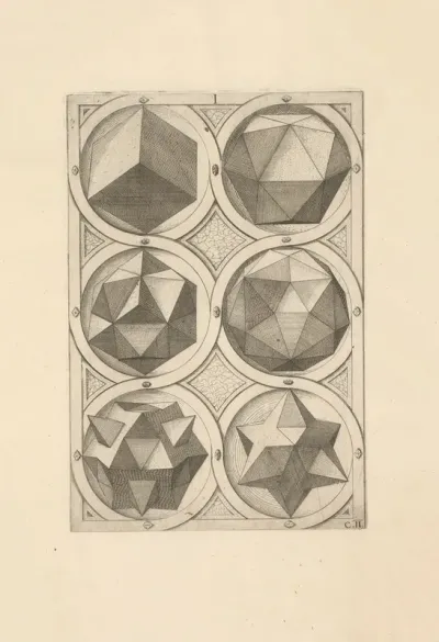 Perspectiva Corporum Regularium Perspective Of Regular Solids Pl 13
