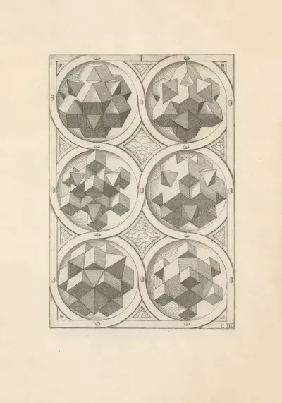 Perspectiva Corporum Regularium Perspective Of Regular Solids Pl 14