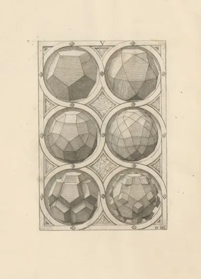 Perspectiva Corporum Regularium Perspective Of Regular Solids Pl 17