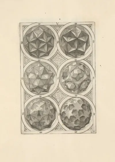 Perspectiva Corporum Regularium Perspective Of Regular Solids Pl 18