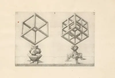Perspectiva Corporum Regularium Perspective Of Regular Solids Pl 25