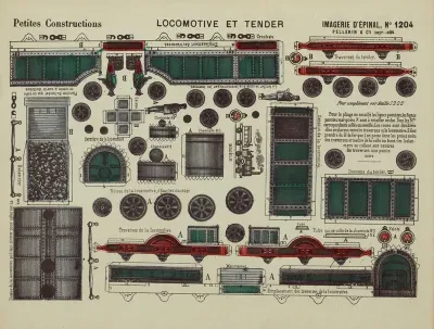 Petites Constructions Locomotive Et Tender