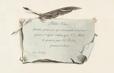 Petites Vues Choisies Pour Ceux Qui Comencent A Dessiner Prises Dapres Nature Par J L Aberli Et Gravees Par H Rieter
