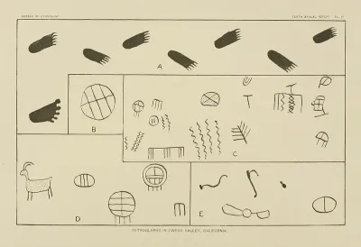 Petroglyphs In Owens Valley California 4