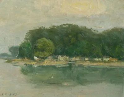 Petrzalka Bank From The Danube