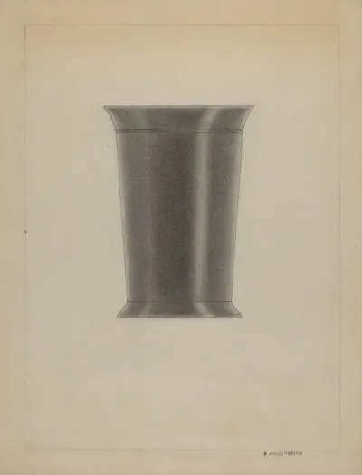 Pewter Beaker
