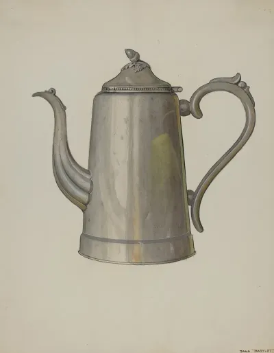 Pewter Coffee Pot 5