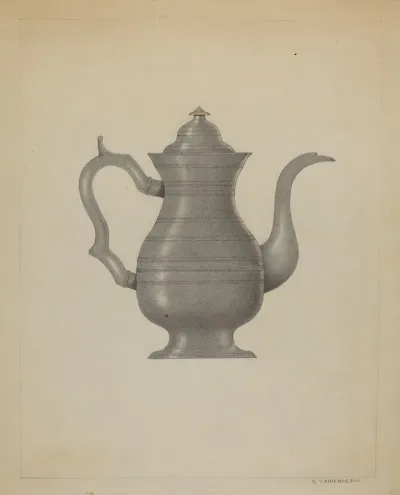 Pewter Coffee Pot