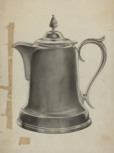 Pewter Coffee Urn 2