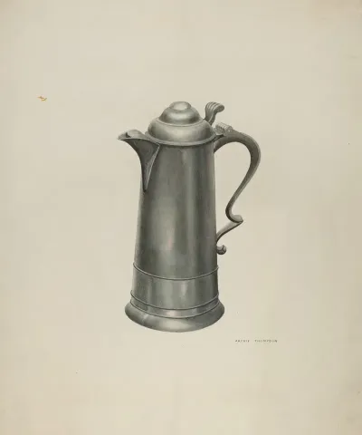 Pewter Flagon 2
