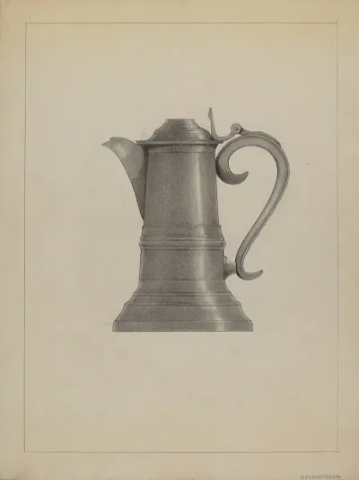 Pewter Flagon