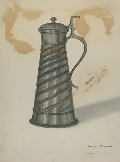 Pewter Pitcher 27