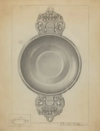 Pewter Porringer 24