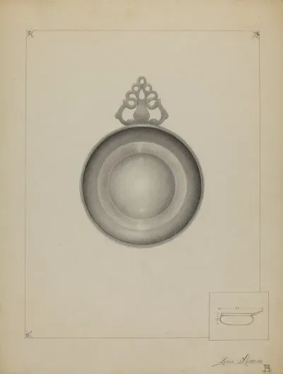 Pewter Porringer 34
