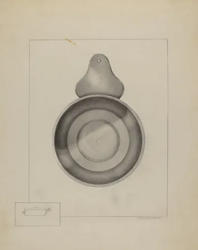 Pewter Porringer