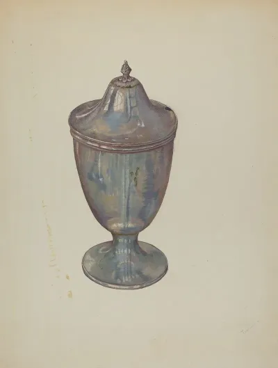 Pewter Sugar Bowl
