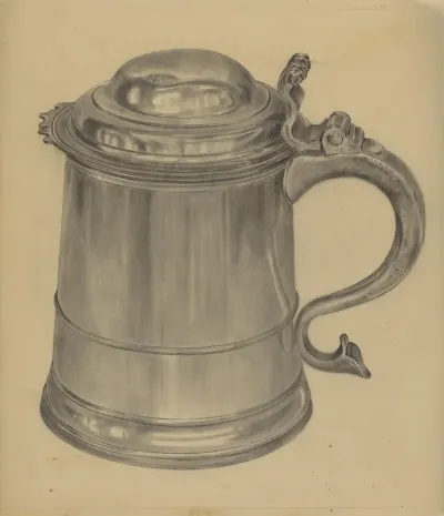 Pewter Tankard 7