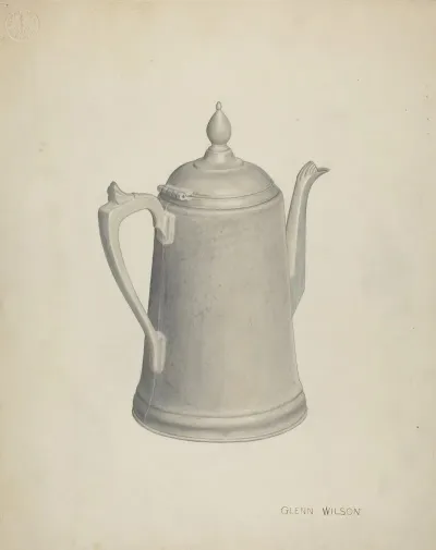Pewter Teapot 15