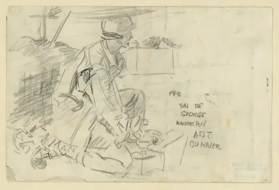 Pfc Sal De George Manhattan Asst Gunner