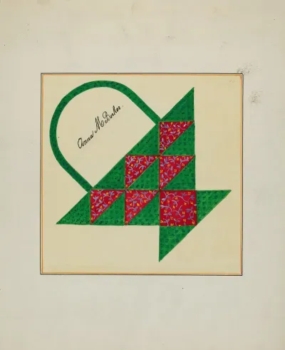 Pieced Autograph Quilt 1 Piece 18