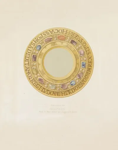 Pied Du Vase Donne Par Suger Au Tresor De St Denis