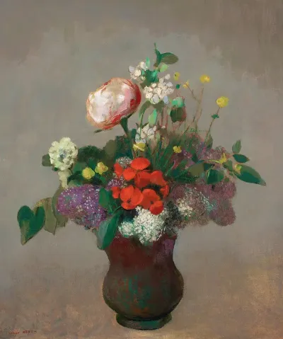 Pivoine Geranium Et Lilas