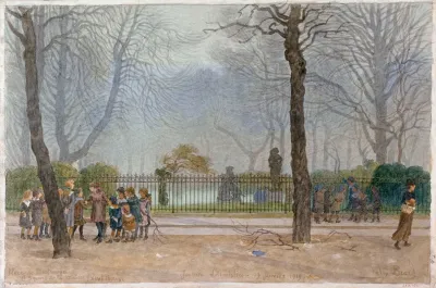 Place De Montrouge Et Square De La Mairie Xiv Paris