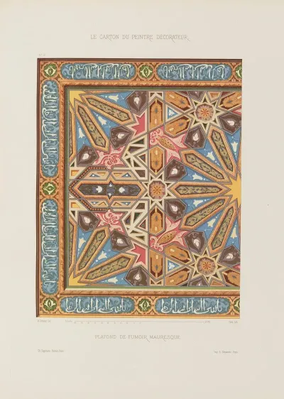 Plafond De Fumoir Mauresque