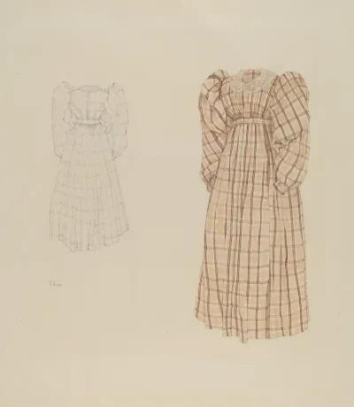 Plaid Morning Dress