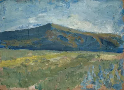 Plain With Bare Mountain