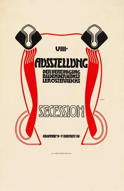Plakat Fur Die 8 Ausstellung Der Secession
