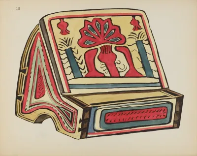 Plate 18 Reading Stand Llano From Portfolio Spanish Colonial Designs Of New Mexico 2