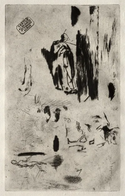 Plate With Sketches