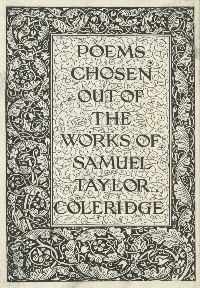 Poems Chosen Out Of The Works Of Samuel Taylor Coleridge Titlepage
