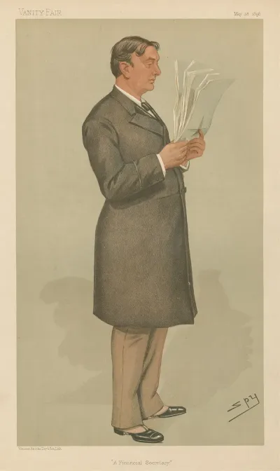 Politicians A Financial Secretary Rt Hon R W Hanbury May 28 1896